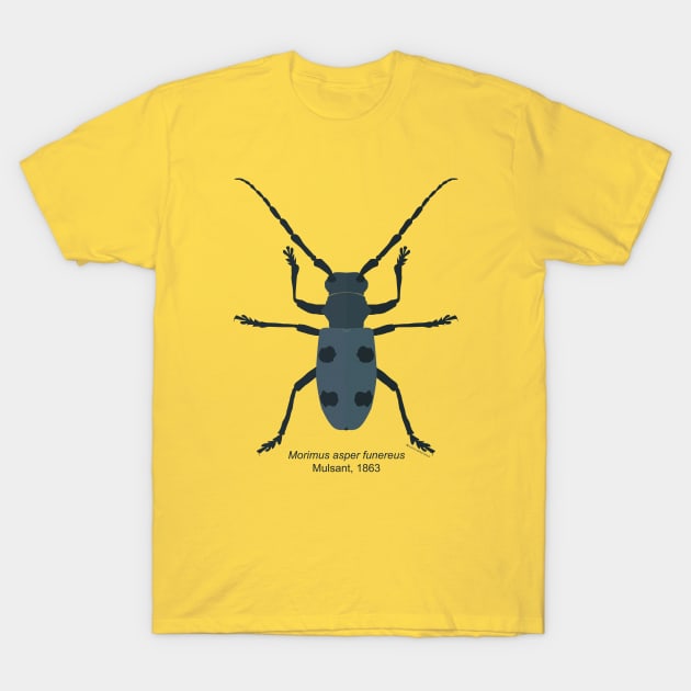 Longhorn beetle Morimus T-Shirt by uncutcreations